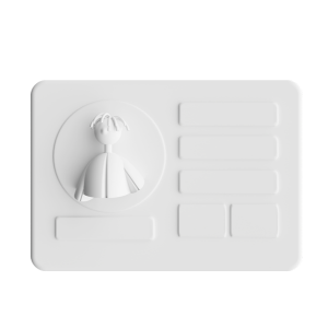 Usługa brandingowa - Wizytówki Jeden zaokrąglony róg