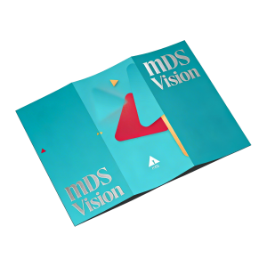 Ulotki składane srebrzone