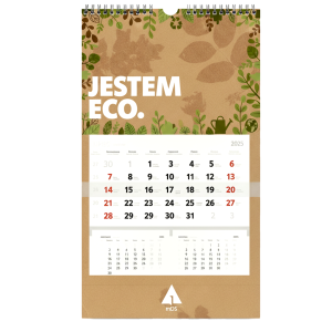 Kalendarze spiralowane EKO
