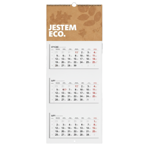 Kalendarze Trójdzielne Light EKO