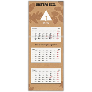 Kalendarze Trójdzielne EKO