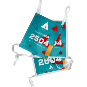 Numer startowy z tkaniny z pełnokolorowym nadrukiem