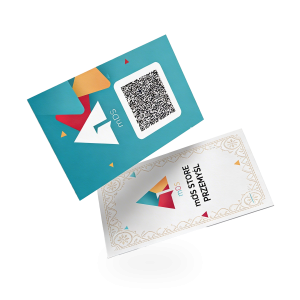 Wizytówki na papierze ozdobnym-Druk