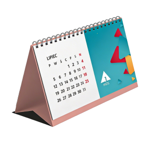 Kalendarze biurkowe spiralowane